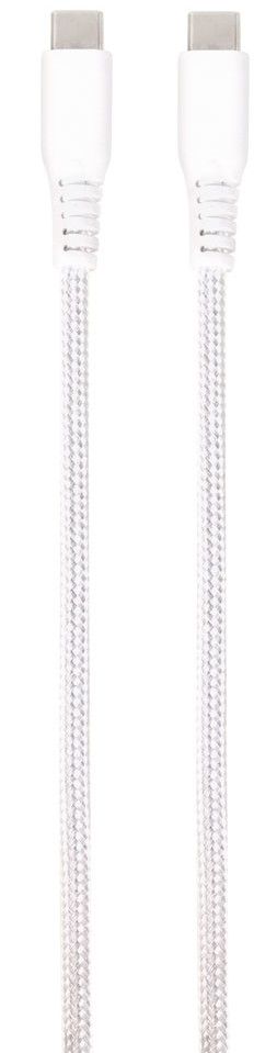Vivanco LongLife USB-C to USB-C 2.0 Cable - Vit 0,5 meter