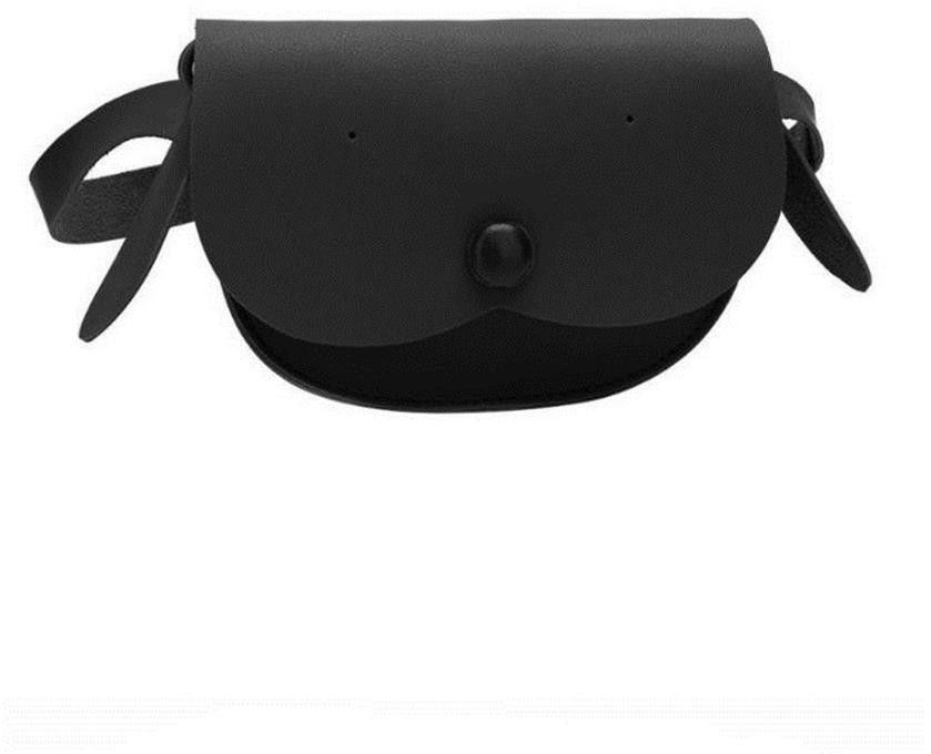 Waist Bag with Belt and Strap - Svart