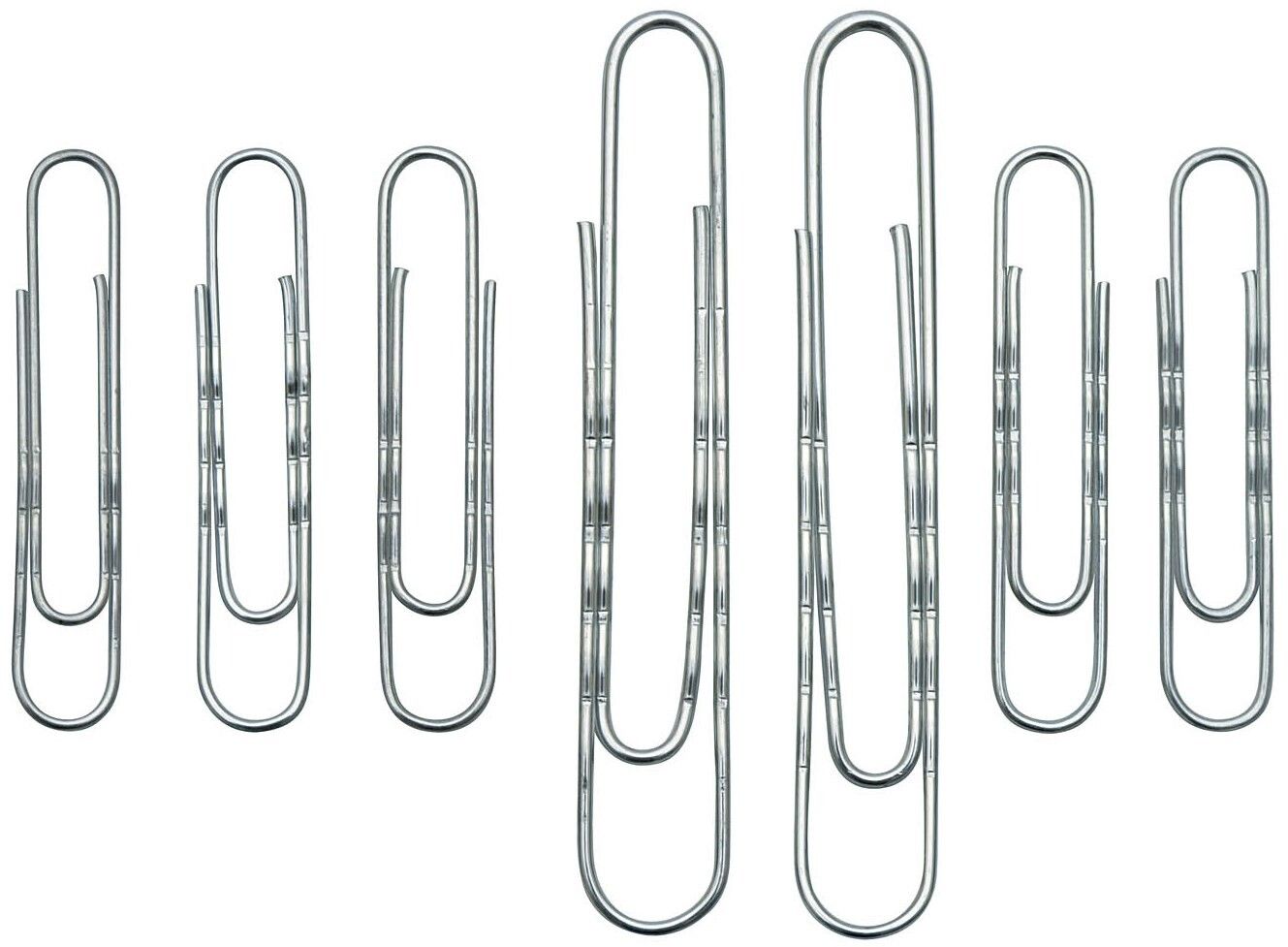 Wedo Wavy Paper Clips 75mm