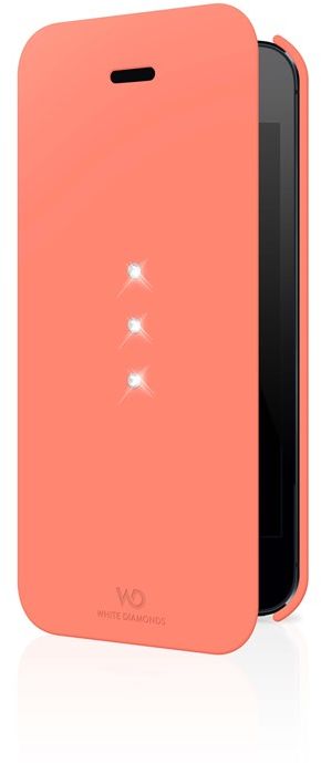 White Diamonds Crystal Booklet (iPhone 5/5S/SE) - Roséguld