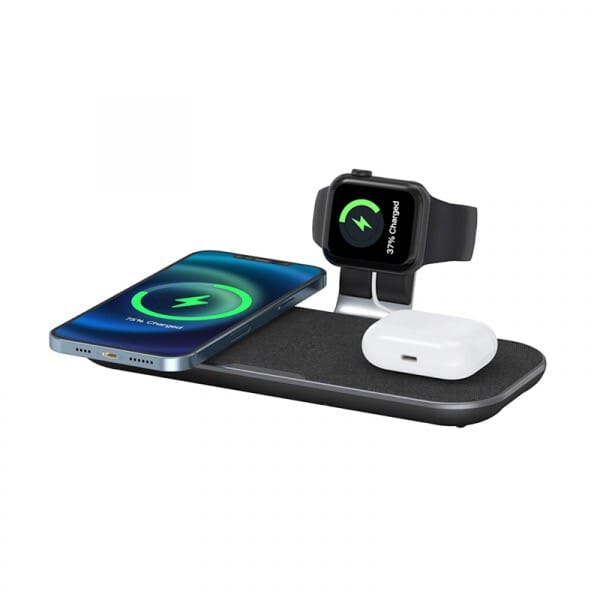 WiWU 3-in-1 Power Stand Wireless Charger