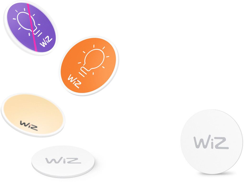 WiZ NFC-tags 4-pack | Tillbehör - Smarta hem - Sensorer - Bluetooth | AlltMobil