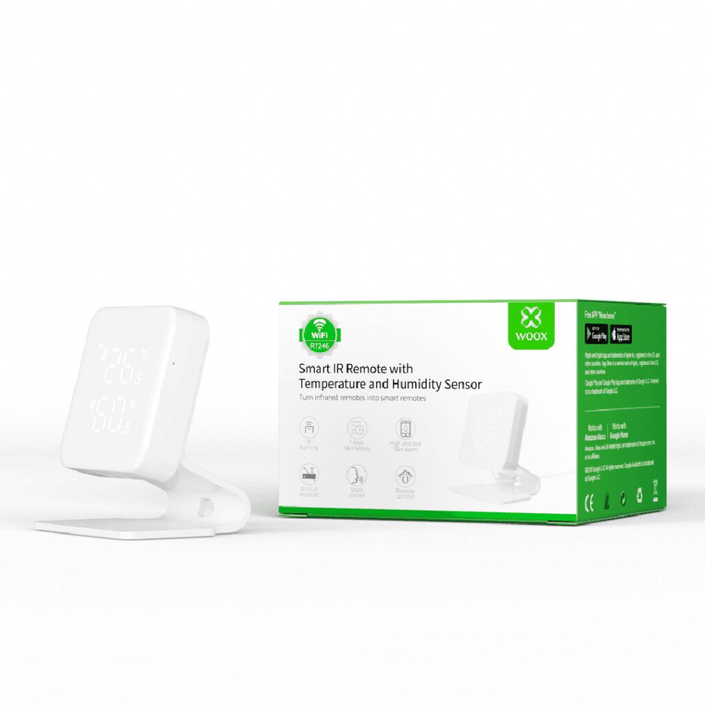 Woox Smart IR Remote with Temperature and Humidity Sensor