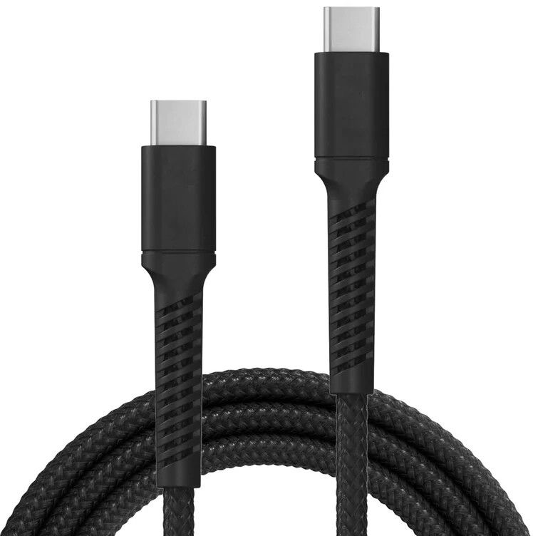 X2O LongLife 100W USB-C to USB-C Cable - Svart 2 meter
