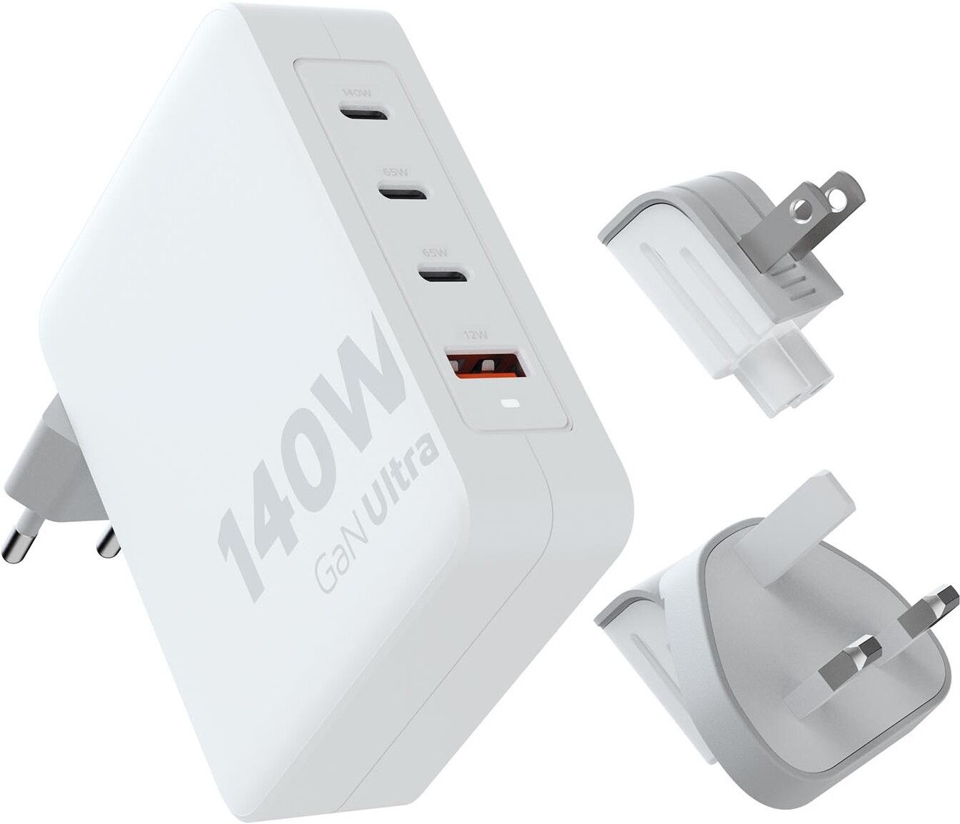 Xtorm 140W GaN-Ultra Travel Charger + USB-C PD Cable | Tillbehör - Laddare - Väggladdare - Med USB-C-kabel | AlltMobil