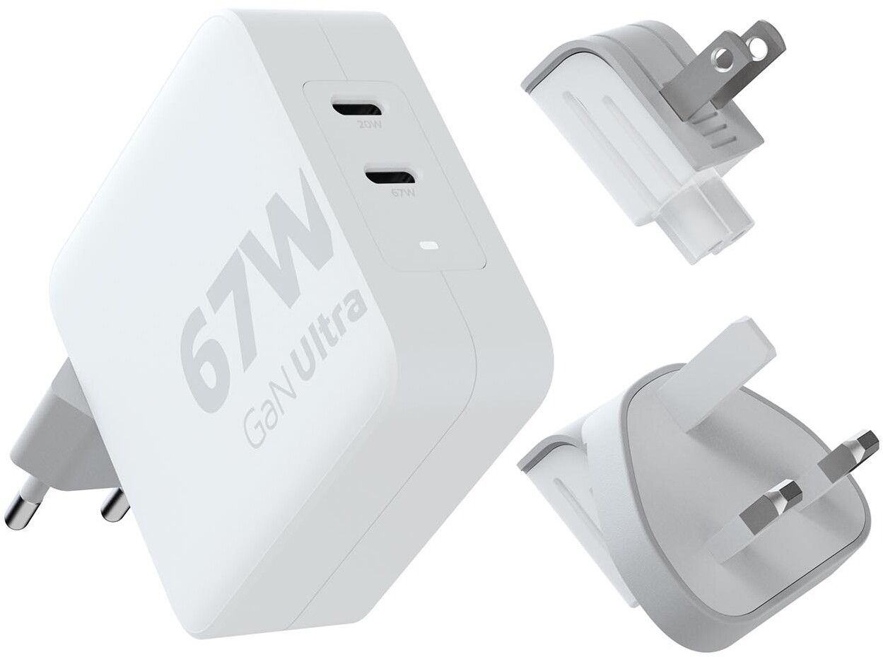 Xtorm 67W GaN-Ultra Travel Charger + USB-C PD Cable | Tillbehör - Laddare - Väggladdare - Med USB-C-kabel | AlltMobil