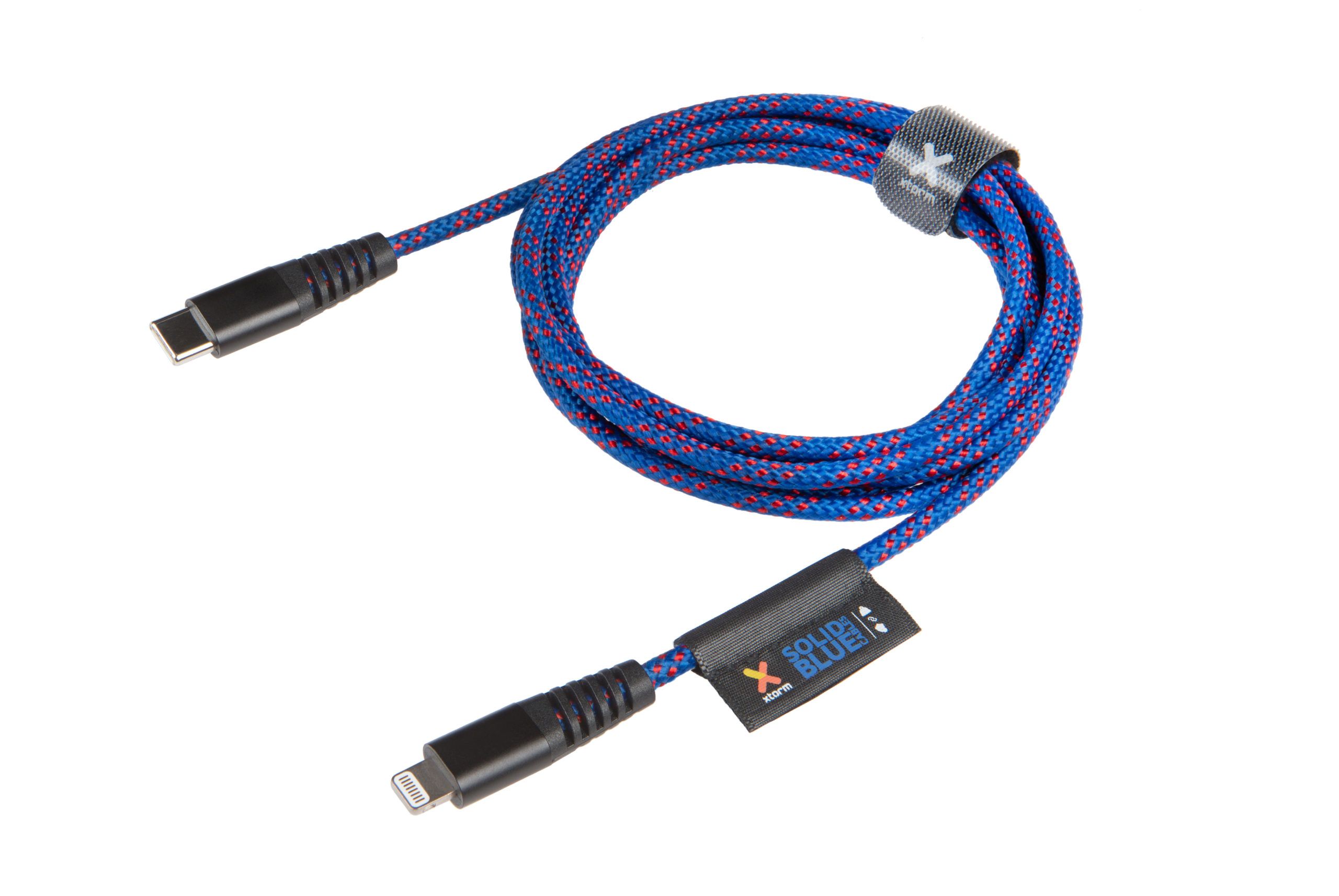 Xtorm Solid Blue USB-C - Lightning Cable