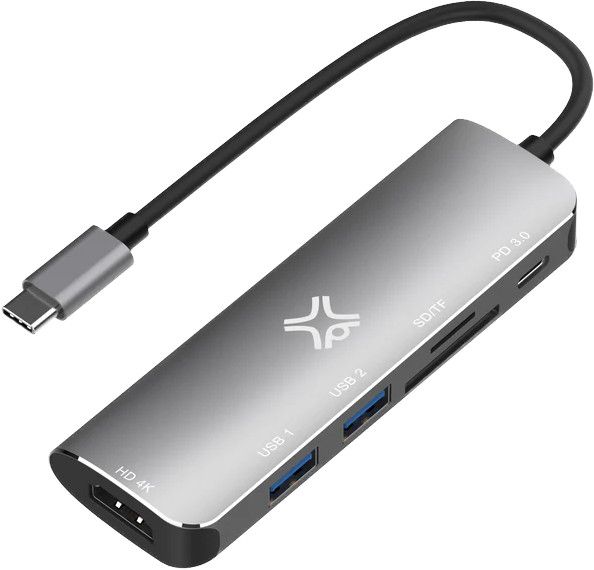XtremeMac USB-C Hub with 6 Ports