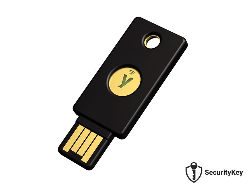 Yubico Security Key NFC U2F FIDO2 (USB-A) | Tillbehör - Smarta hem - Säkerhetsnycklar | AlltMobil