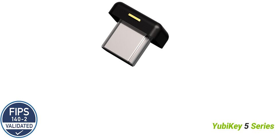Yubico YubiKey 5C Nano FIPS (USB-C) | Tillbehör - Smarta hem - Säkerhetsnycklar | AlltMobil